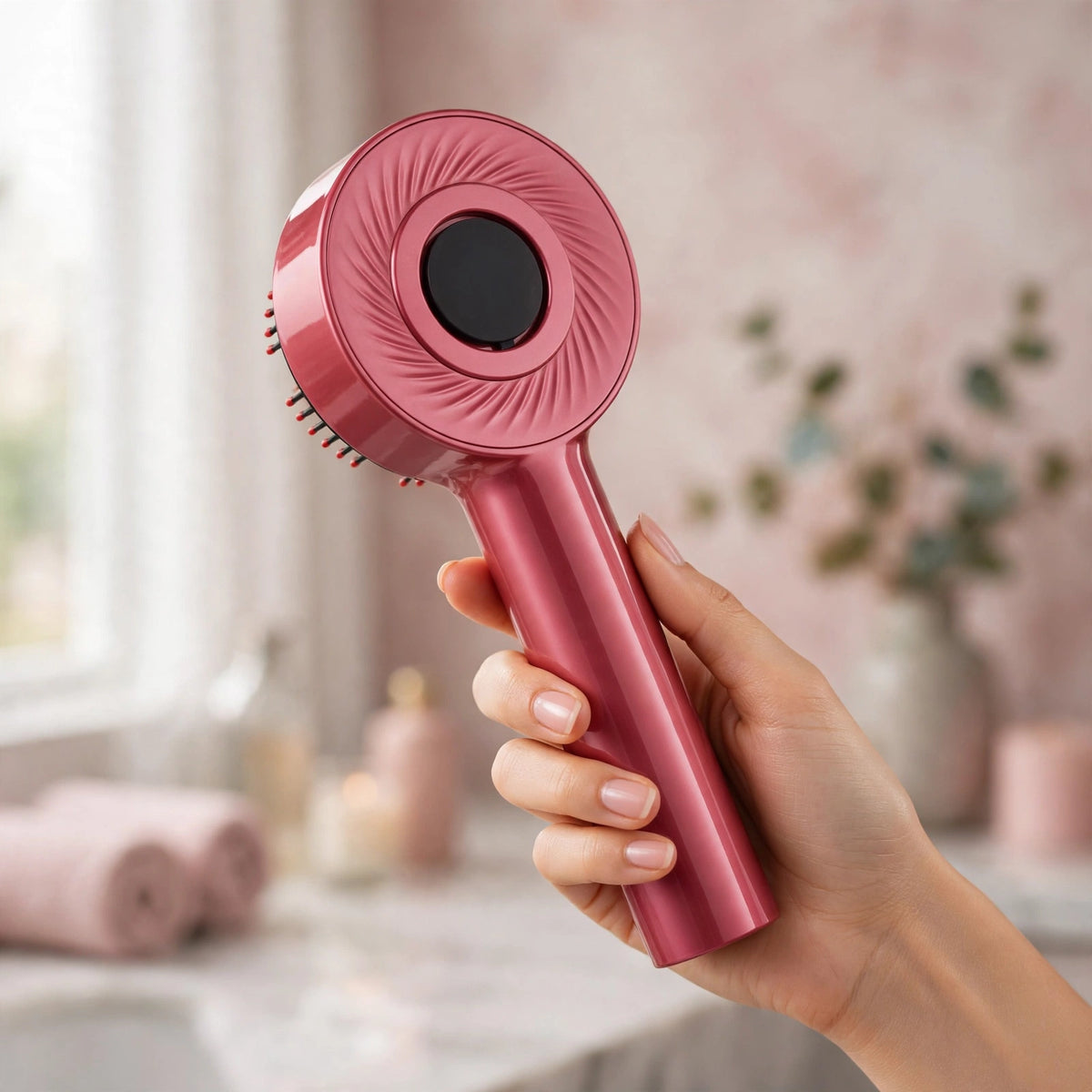 ManeLume RitualGlow — 3-in-1 Electric Scalp Massager with Red Light & Oil Infusion